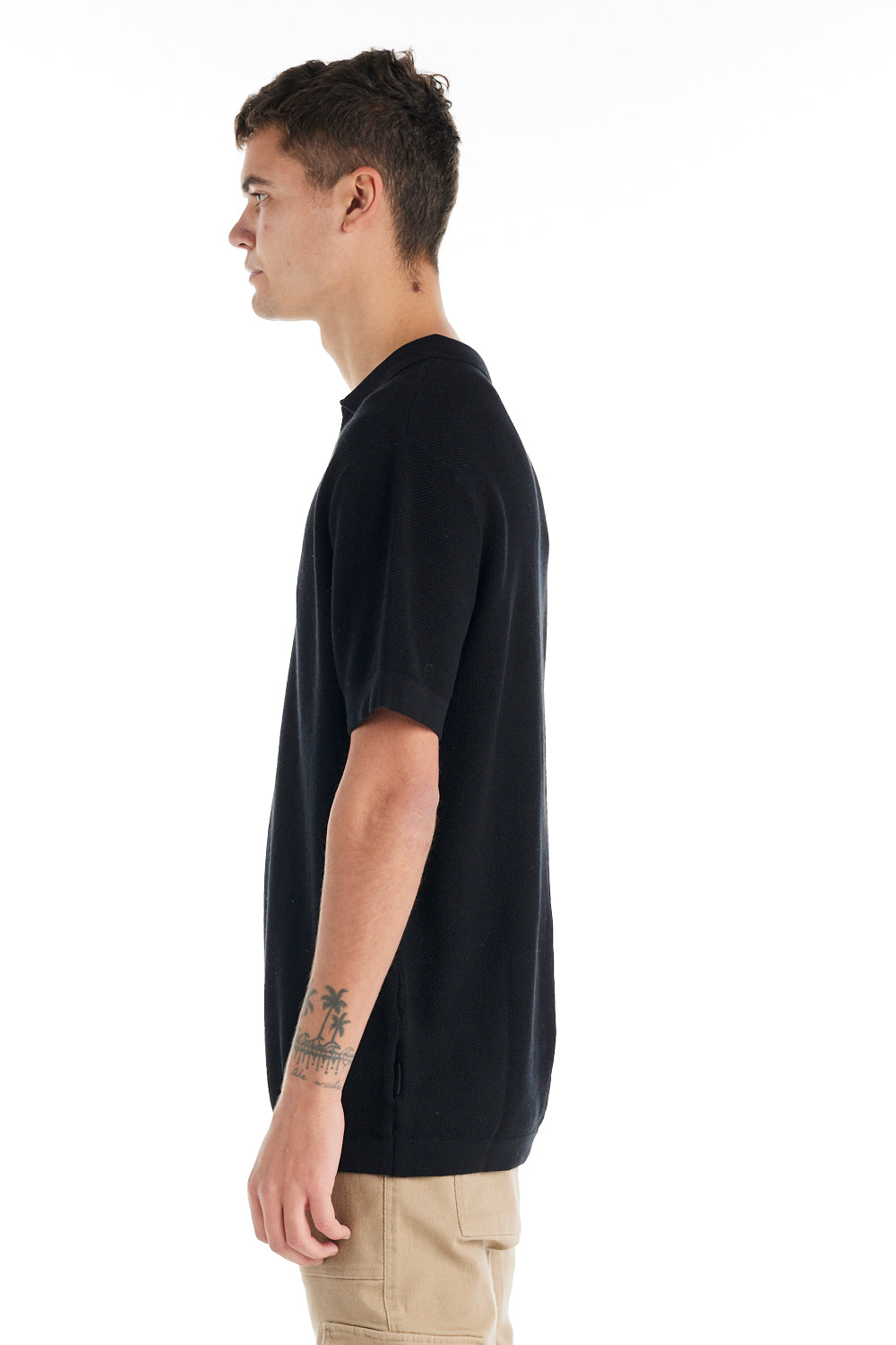 ST TROPEZ SS KNIT SHIRT