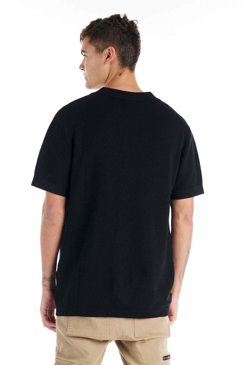 ST TROPEZ SS KNIT SHIRT