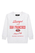NFL SAN FRANCISCO 49ERS OFFICIAL COLLABORATION CREW SWEATER - BOYS