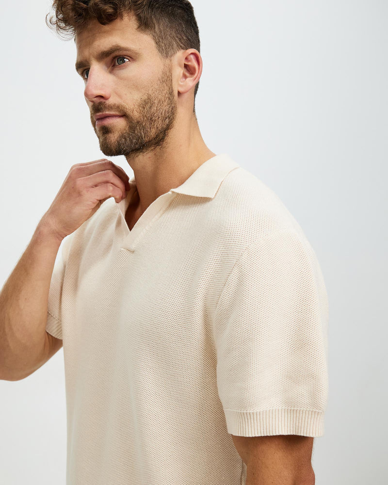ST TROPEZ SS KNIT SHIRT