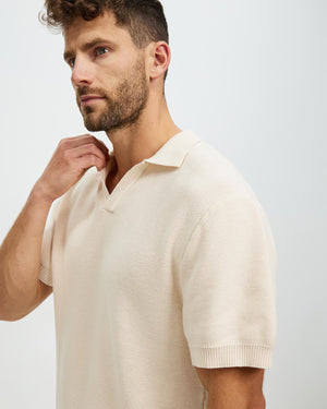 ST TROPEZ SS KNIT SHIRT