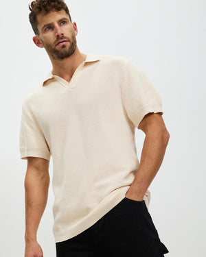 ST TROPEZ SS KNIT SHIRT