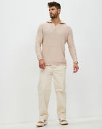 ST TROPEZ LS KNIT SHIRT