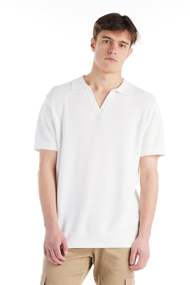 ST TROPEZ SS KNIT SHIRT