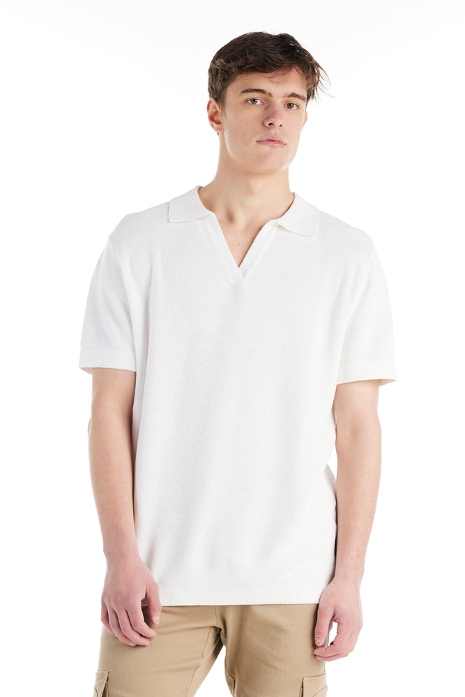 ST TROPEZ SS KNIT SHIRT