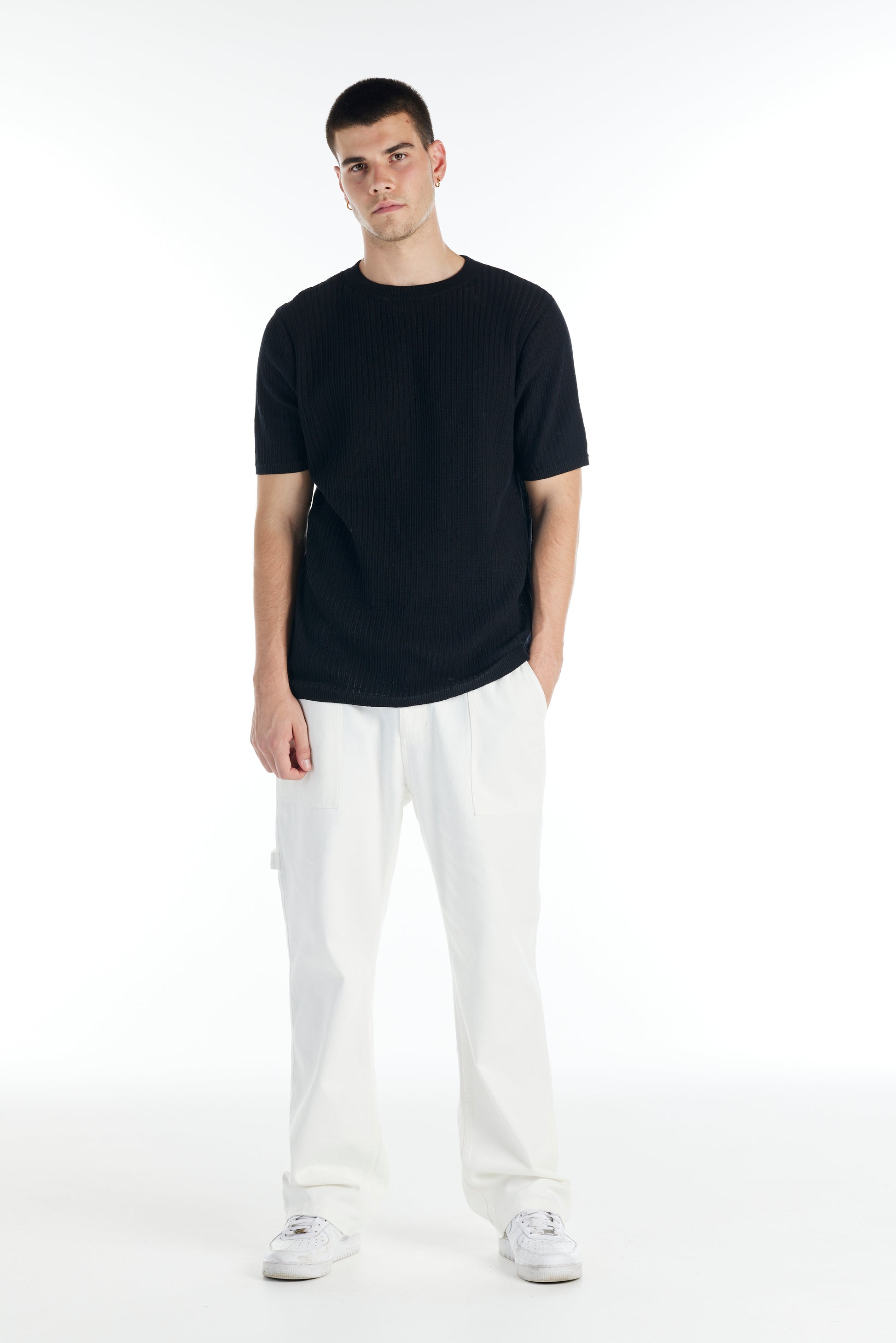 THE VALLEY KNITTED T-SHIRT