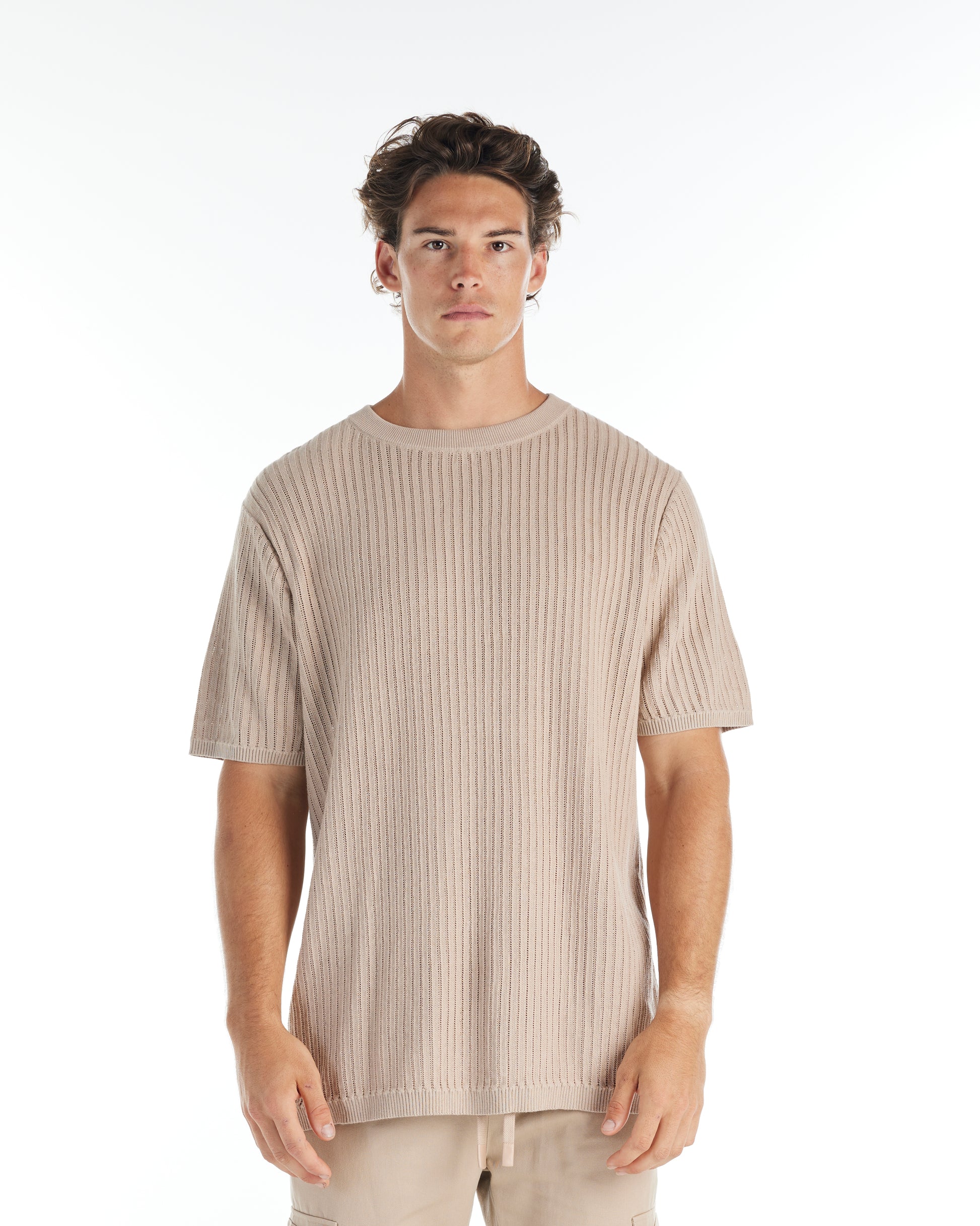 THE VALLEY KNITTED T-SHIRT