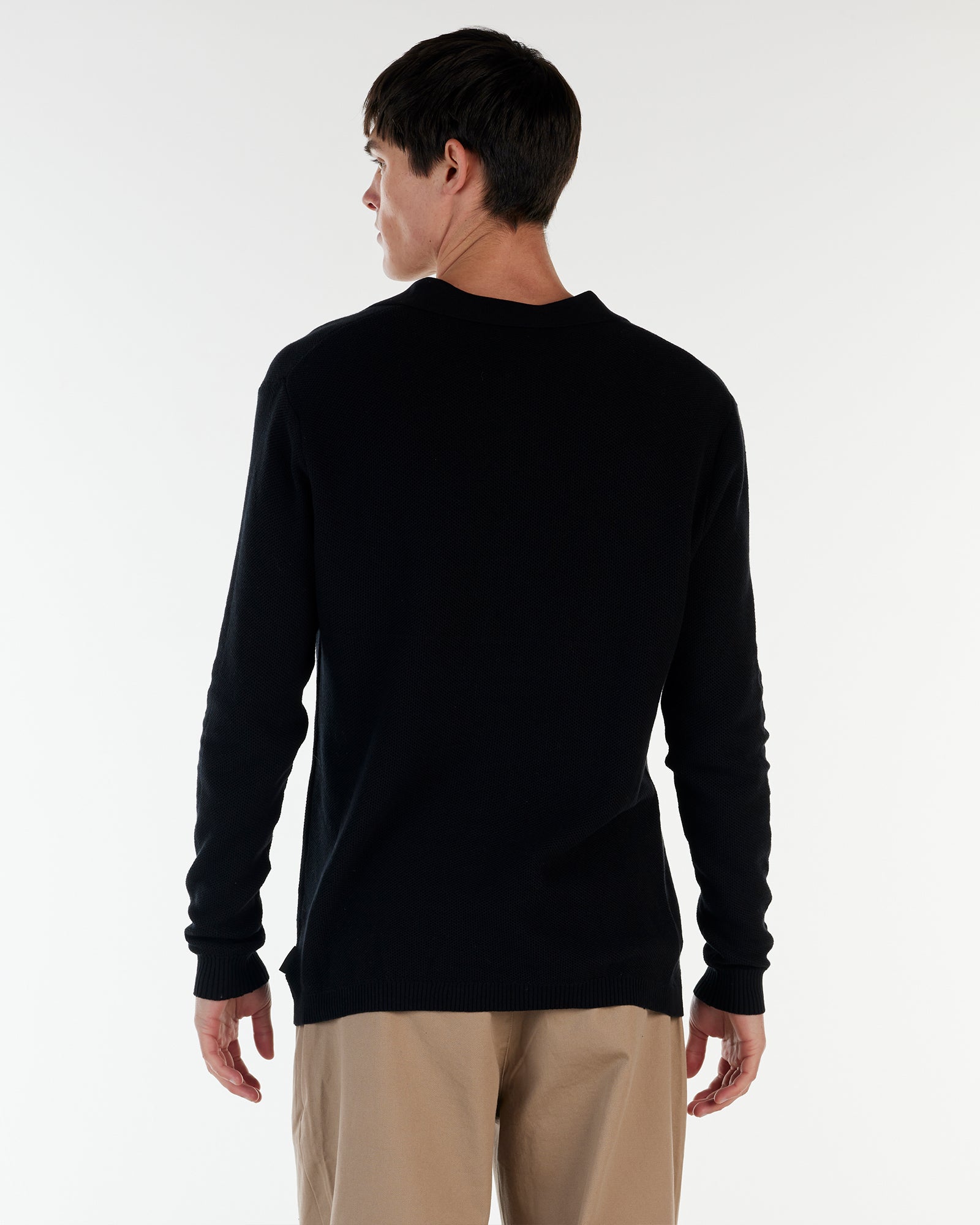 ST TROPEZ LS KNIT SHIRT