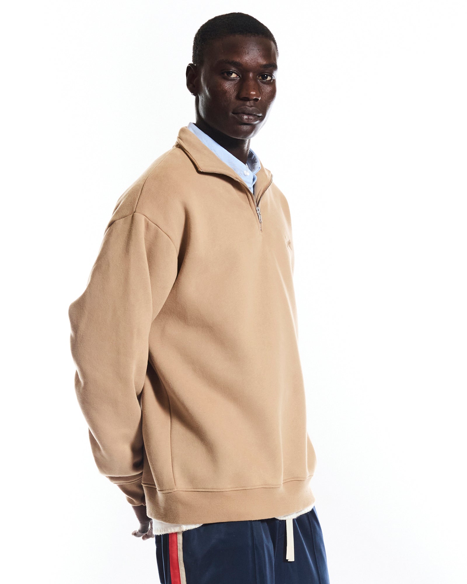 THE HERITAGE QUARTER ZIP SWEATER