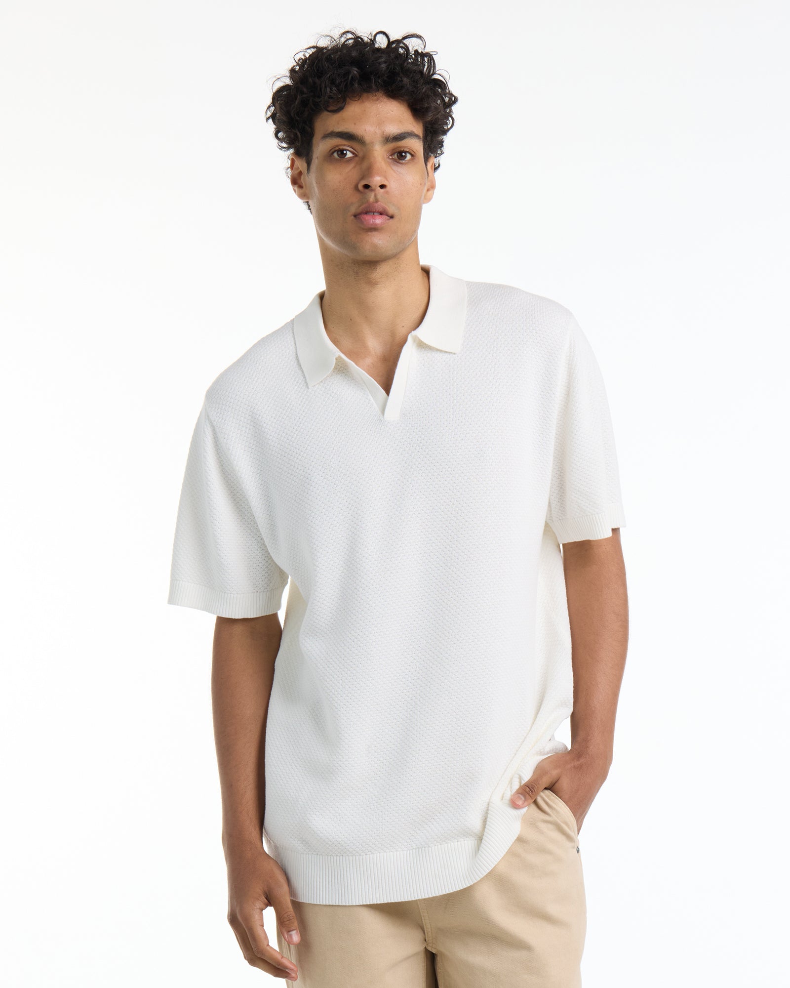 THE FRANCOIS KNITTED POLO