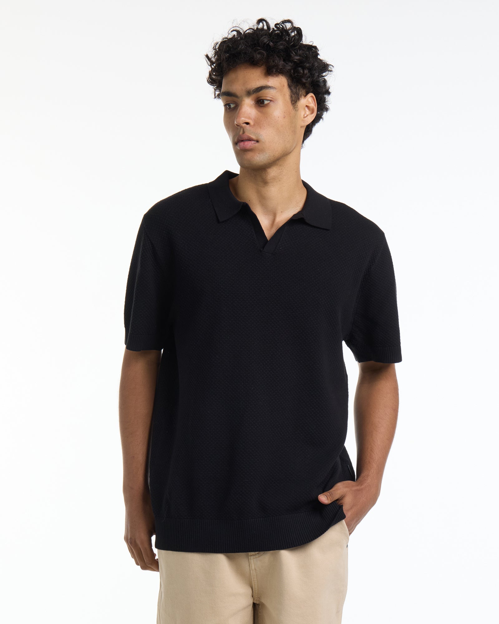 THE FRANCOIS KNITTED POLO