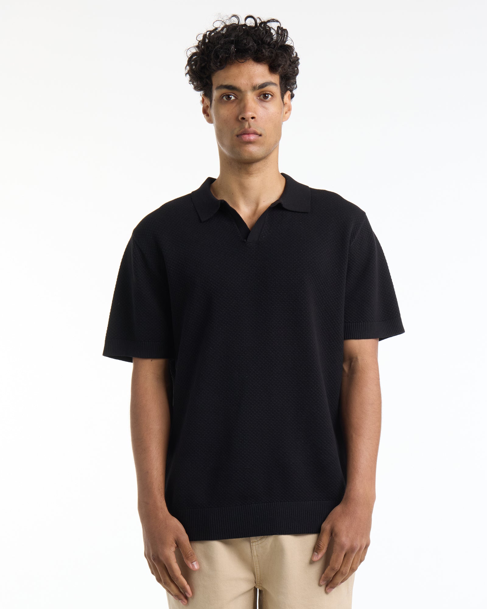 THE FRANCOIS KNITTED POLO